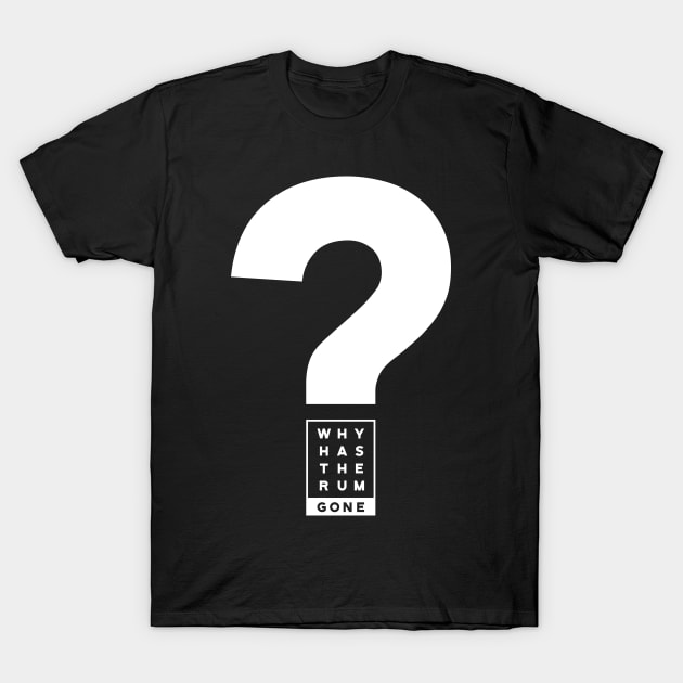 Why Has The Rum Gone T-Shirt by RetroReview